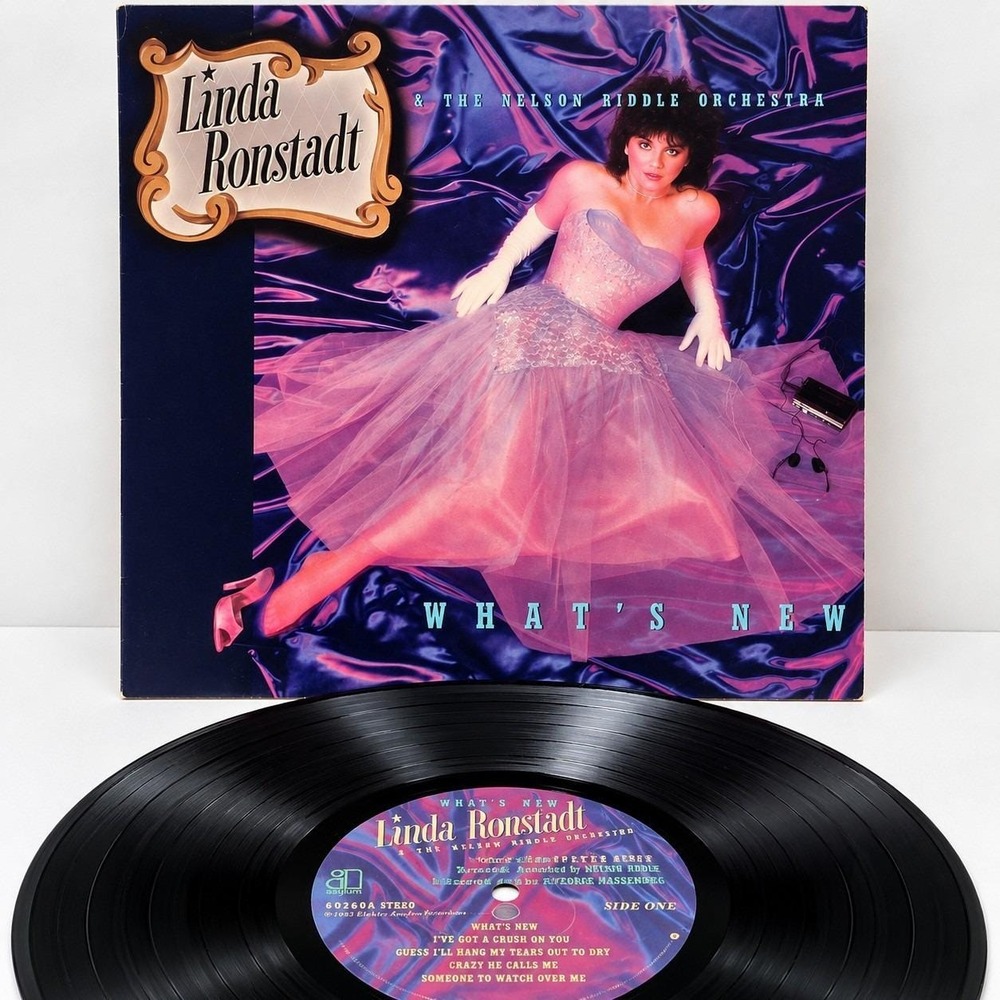 Linda Ronstadt What's New LP 1983 Asylum 60260 Nelson Riddle Vinyl Record